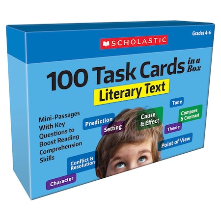 Scholastic One Hundred Task Cards in a Box - Literary Text 9781338552669
